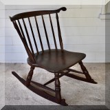 F77. Antique rocking chair. 34”h - $60 
